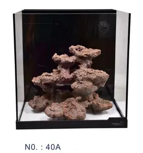 Sıcak satış 40A biyo-aktif olarak kaya peyzaj mercan Reef balık tankı dekorasyon akvaryumlar aksesuarları canlı kaya fonksiyonu