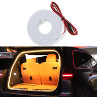 Éclairage d'ambiance universel pour coffre de voiture transfrontalier, bande LED ultra-lumineuse de 2m/4m, barre lumineuse décorative étanche