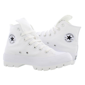Scarpe da Donna Alte con Suola Rinforzata Modello MSS-565902C Taglia 8 Colore Bianco/Nero - Product Image 2