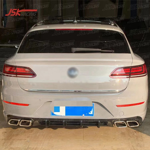 Difusor Trasero Estilo <span class=keywords><strong>R</strong></span> con Tubo de Escape para VW CC <span class=keywords><strong>Arteon</strong></span> 2019-2022 - Product Image 4