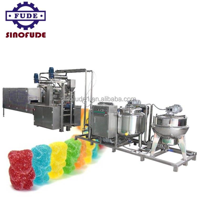 Полуавтоматические машины для производства леденцов Jelly Gummy Bear по заводской цене