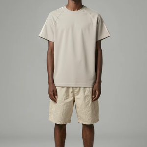 เสื้อยืดคอตตอนทรงหลวมสไตล์เรโทร ลวดลายริบบิ้น ซักแล้ว ใส่สบาย คุณภาพสูง สำหรับผู้ชายและผู้หญิง - Product Image 1