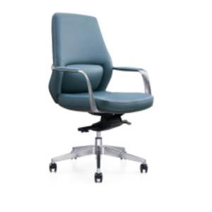 Chaise de bureau en cuir moderne et confortable avec accoudoirs et dossier 37731-6903A 37731-6903B 37731-6903D - Product Image 4