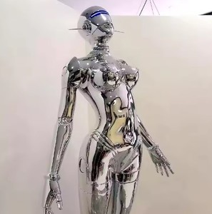 Robot <span class=keywords><strong>de</strong></span> <span class=keywords><strong>ciencia</strong></span> ficción Nuevos productos Robot sentado luminoso <span class=keywords><strong>de</strong></span> fibra <span class=keywords><strong>de</strong></span> vidrio con modelo <span class=keywords><strong>de</strong></span> material <span class=keywords><strong>de</strong></span> resina galvanoplastia - Product Image 6
