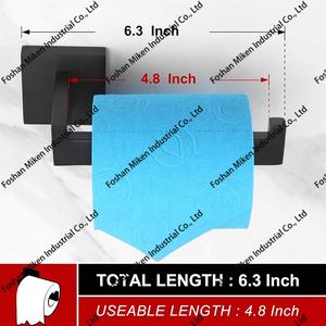 <span class=keywords><strong>Porte</strong></span>-papier toilette noir, <span class=keywords><strong>porte</strong></span>-rouleau de papier toilette pour salle de bain, <span class=keywords><strong>porte</strong></span>-papier toilette mural contemporain en acier inoxydable - Product Image 6