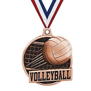 Medallas de Oro deportivas de voleibol, souvenirs de china del Sur - Product Image 3