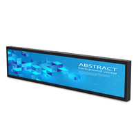 Software CMS Gratuito, Pantalla LCD Ultra Ancha de 35 Pulgadas, Sistema Android, Soporte de Pared, Pantalla LCD en Almacén de EE. UU.