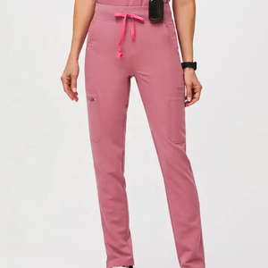 Uniformes Médicos Personalizados de Rayón, Poliéster y Spandex, Conjuntos de Uniformes de Enfermería Elásticos Unisex, Conjuntos de Uniformes Tipo Jogger - Product Image 4