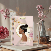 Agenda spiralé personnalisé A5, couverture rigide, affirmations, gratitude, journal de soins personnels, manifestation, prière, sermon, Bible, carnet de notes, boîte cadeau