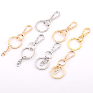 Juego de Llaveros Metálicos DIY, Hebilla de Aleación de Zinc Plateada de 20 mm, Conectores Multiusos para Bolsas y Equipaje, Accesorios - Product Image 3