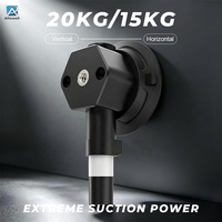 Support de caméra d'action pour moto Altowell de qualité industrielle, ventouse en alliage d'aluminium robuste de 3 pouces, pompe manuelle, capacité de charge de 15 à 20 kg