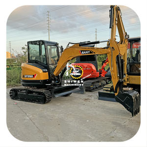 Mini Excavadora Usada de Alta Calidad SANY SY35U, Mini Excavadora de Segunda Mano China SANY SY35 SY55 SY60, Envío Gratis en Venta - Product Image 1