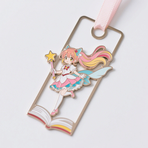 Exclusive Custom Gold Plated Metal Book Tags with Ribbon for VIP Member Rewards - Product Image 1