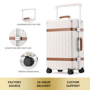 <span class=keywords><strong>Valigia</strong></span> Trolley di Lusso 2026 con Telaio in Alluminio, Grande Formato 20/24/26 Pollici, Portabicchieri e Scomparto Impermeabile per Laptop - Product Image 2