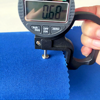 Tente yourte extérieure personnalisée en toile de silicone bleue en twill ripstop, imperméable, coupe-vent, résistante à l'abrasion, en tissu polyester