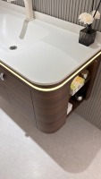 Ensemble de meubles de salle de bain en bois de 100 cm Y50124