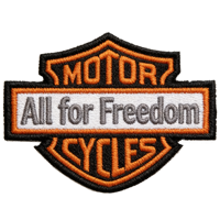 Écusson brodé thermocollant de grande taille pour équipe de moto Harley Davidson, club sportif, épuisé