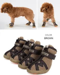 Botas macias de cão para inverno, botas de cachorro de ponta alta para uso ao ar livre, para todas as estações