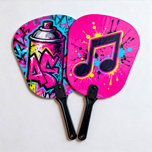 Custom Durable Plastic Hand Fans for Promotional Use-Bulk Orders Welcome