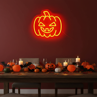 Enseigne Néon LED Personnalisée Halloween Citrouille Fantôme Imprimée UV IP65 Étanche DC12V Dimmable Acrylique pour Publicité Extérieure