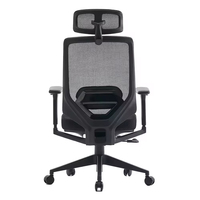 Chaise de bureau exécutive confortable de haute qualité, nouveau design moderne, pivotante, ergonomique, réglable en hauteur et inclinable, en maille, à prix abordable