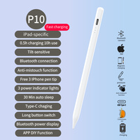 Pensil Stylus iPad Logo Kustom dengan Bluetooth, Sensor Kemiringan, Pengisian Cepat Tipe C, Magnetik, Pena Aktif Grosir