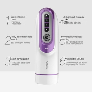 Leten entièrement automatique moule inversé mâle masturbateur Thunder Storm télescopique tasse 12/boîte dieu avion fournitures sexuelles vibrateur pour hommes - Product Image 3