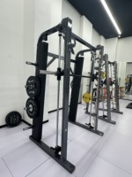 Machine Smith verticale personnalisée OEM d'usine, équipement de fitness à charge par plaques en acier Q235 pour la musculation et l'entraînement sportif