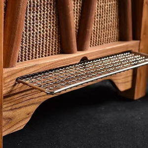 Mesa Redonda Moderna de Madera Maciza para Estufa de Leña, para Patio de Casa de Huéspedes, Estufa de Carbón, Barbacoa, Hot Pot, Uso Comercial en Restaurantes - Product Image 2
