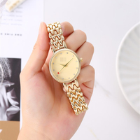 Montre-bracelet à quartz pour femme, modèle senior, tendance, avec diamants