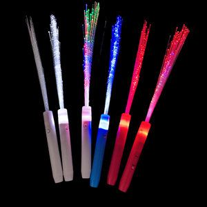 Bunte LED-Leuchtfaser-Zauberstäbe Glowing Stick Geschenke für Hochzeiten oder Graduierungen Party bevorzugungen - Product Image 4