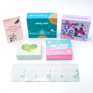 Impression personnalisée Inspirational Friendship Positive Mental Health Affirmation Cards Deck avec support pour enfants - Product Image 3