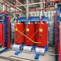 Transformador Trifásico Robusto de Tipo Seco con Enfriamiento por Aire, de Cobre/Aluminio, de 75kVA-1600kVA para Plantas Industriales, Marca Sichuan SHUOXING