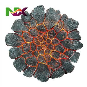 Accesorios para Figuras de Acción Shf, Modelo de Efectos Especiales de Escena de Batalla con Grietas de Roca Magma USB, Decoración de Escenas de Fuego, Plataforma de Modelo de Anime - Product Image 1