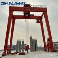 Grue à portique à double poutre de fabrication chinoise, grue montée sur rail pour charges lourdes, pour chantier de construction, certifiée CE ISO