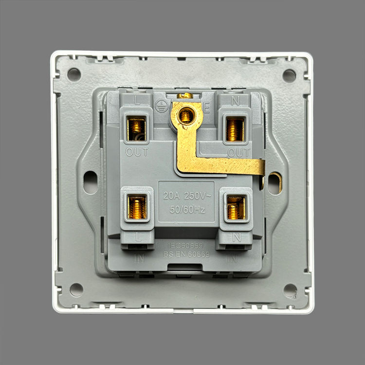 VNX V26 Series Wall Light Power Switch 86 Type 20A Water Heater Switch for Home