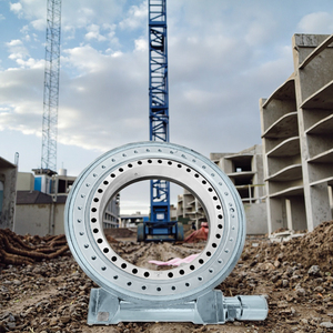 25 inch kèm theo nhà ở trục đơn Worm Gear slewing Ổ máy xúc ROTARY xô log grappler năng lượng mặt trời sản phẩm liên quan - Product Image 4