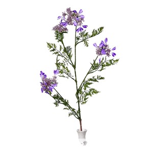 Flores Artificiales Mixtas, Arreglo en Jarrón de Plástico y Tela, Decoración para Bodas y Hogar - Product Image 5