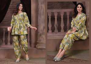 Venta caliente de vestidos de mujer Rayon Co Ord Set de fabricante y proveedor indio - Product Image 5