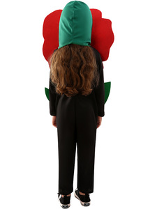 <span class=keywords><strong>Disfraz</strong></span> de Rosa para Niños, Vestido Tipo Romper, <span class=keywords><strong>Disfraz</strong></span> para Navidad, Actuaciones Escolares, Disfraces para el Día de San Valentín, Cosplay de Flor de Rosa - Product Image 4