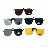Clips de lentilles polarisantes pour lunettes, adaptés aux fonctions caméra des lunettes intelligentes IA, peuvent être fixés aux clips de lentilles.