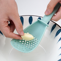 Cuillère de cuisine multifonction en PP pour la cuisine, idéale pour écraser, réduire en morceaux et égoutter – Écrase-purée et cuillère à riz pour la maison