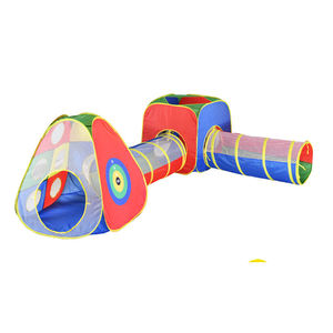 Vente chaude Château portable pliable en 3 pièces Tente pour enfants Tente de jeu de princesse intérieure pour enfants - Product Image 5