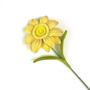 YOPIN-570 Limpiapipas <span class=keywords><strong>de</strong></span> Chenilla Hechos a Mano al por Mayor, Girasoles Coloridos <span class=keywords><strong>de</strong></span> Tallo Único para Decoración del Hogar, Bodas, Navidad, Regalos Festivos - Product Image 4