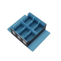 Boîte de rangement portable MIO 1200+ grande capacité en cuir PU de haute qualité pour jeux de cartes TCG et d'échecs UG