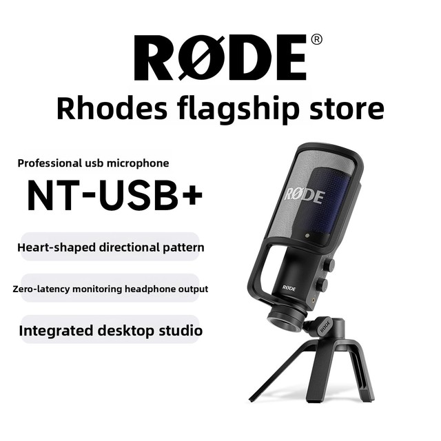 RODE NT-USB MINI Professional Microphone for Notebook Computers Karaoke Voice-Over Live Streaming Mobile Phone Recording