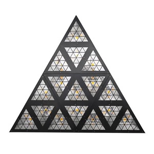 ไฟ LED รูปสามเหลี่ยมเมทริกซ์สำหรับตกแต่งเวที แสงพื้นหลังสำหรับการแสดงบนเวที KTV บาร์ - Product Image 5