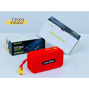 Haut-parleur rouge en vente chaude H33, haut-parleur portable sans fil mini 7W 1200mAh, basses profondes, haut-parleur BT extérieur, caisson de basses avec <span class=keywords><strong>corde</strong></span> de suspension - Product Image 3