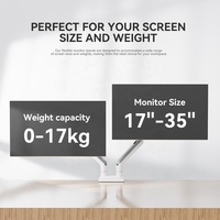 2025 Support d'adaptateur de bras de moniteur Pc à double support de haute qualité pour l'écran du moniteur 17-35 pouces