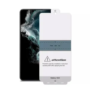 Mobiele Telefoon Hydrogel Film Tpu Screen Protector Voor Samsung Galaxy S22 S23 S24 Plus Ultra